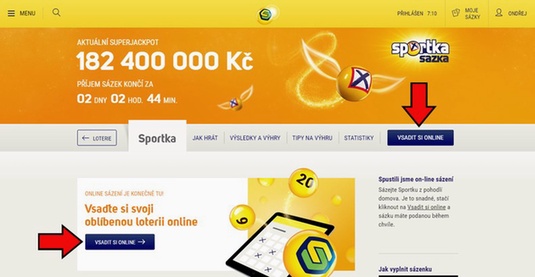 Sportka online recenze zkušenosti